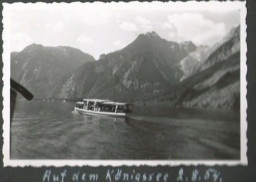 Altes Schiff Koenigssee 1954