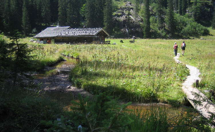 Die Wasseralm im Nationalpark Berchtesgaden