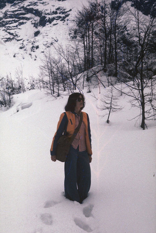 Fruehjahr 1975 Richtung Eiskapelle