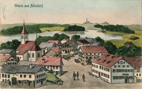Historische Postkarte Abtsdorf