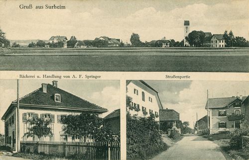 Historische Postkarte Surheim