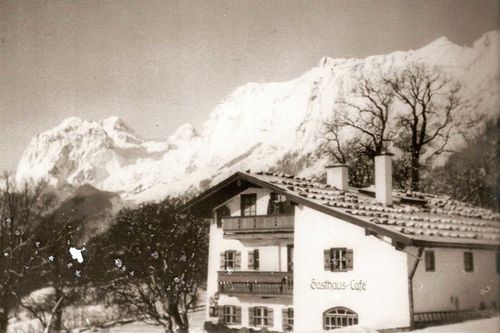 Hotel Hindenburglinde Ramsau Berchtesgaden Frueher Winter