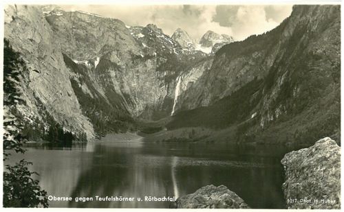 Obersee Teufelshoerner Roethbachfall