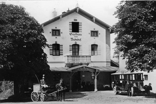 Teisendorf Bahnhof Gasthaus Wirtschaft
