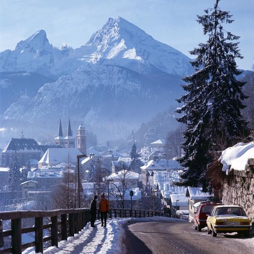 Winter Berchtesgaden Watzmann Damals